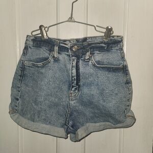 Classic Blue Denim Women's Shorts